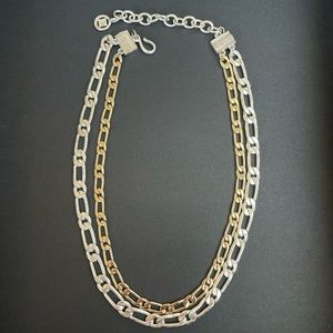 Authentic two-tone Givenchy chain necklace